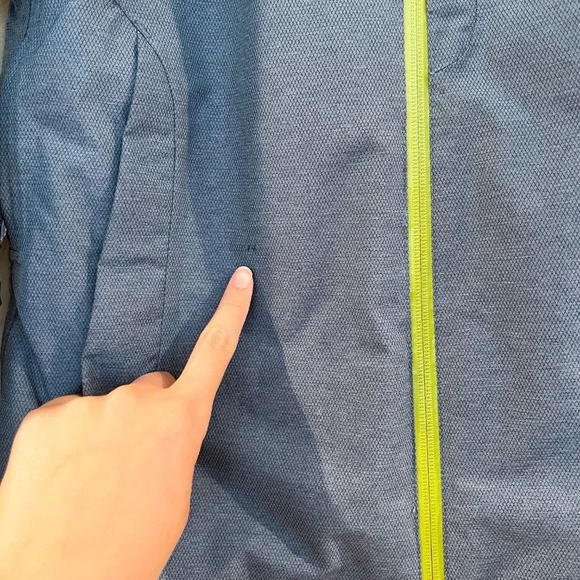 Mammut Dry Tech Blue Water Resistant Hooded Full Zip Winter Coat Women's XS - Picture 6 of 12